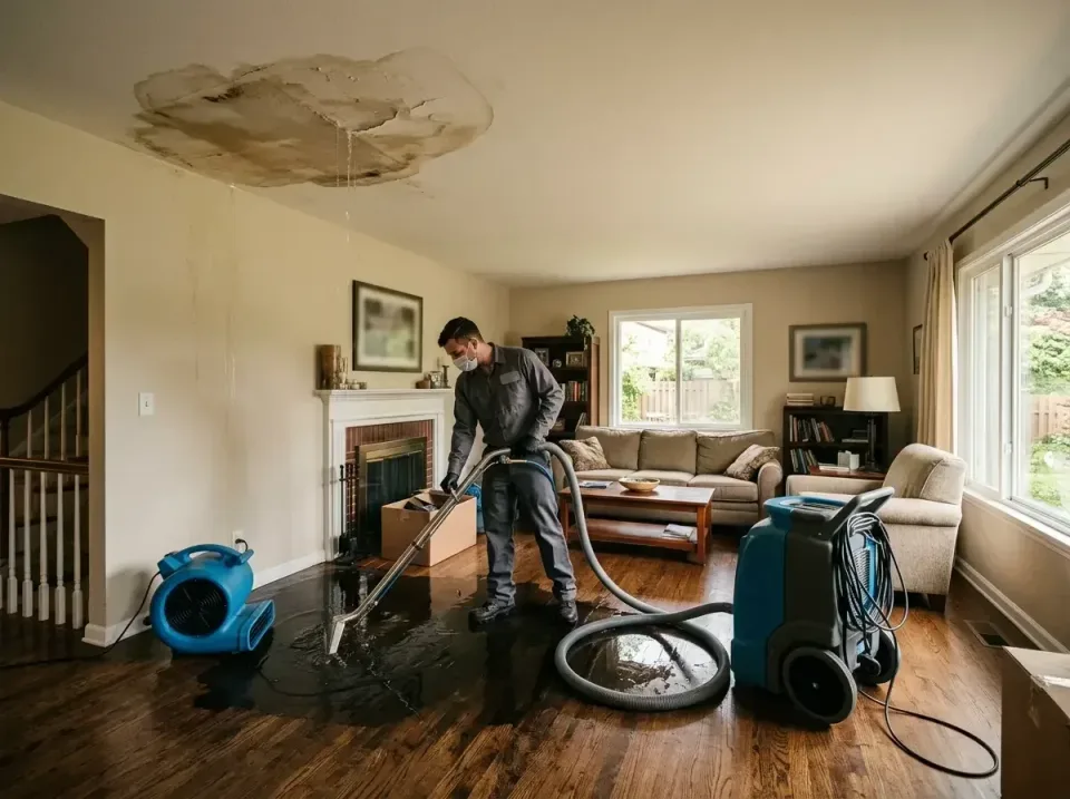 attic-pipe-burst-ceiling-drip-008 — frequently asked questions, Water Damage Restoration & Carpet Care in South Hill, WA